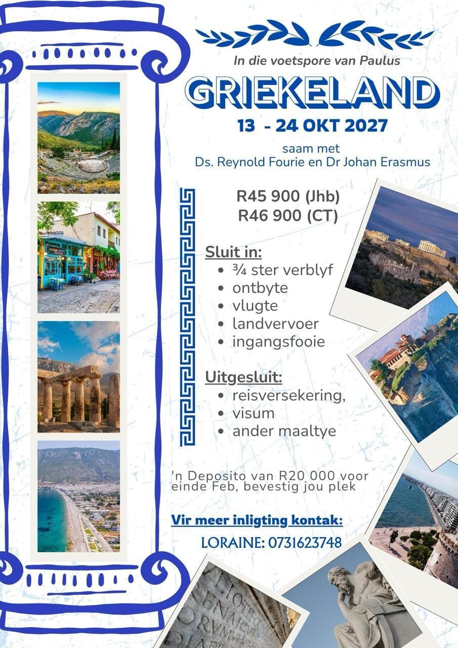 Griekeland-reis: In die voetspore van Paulus